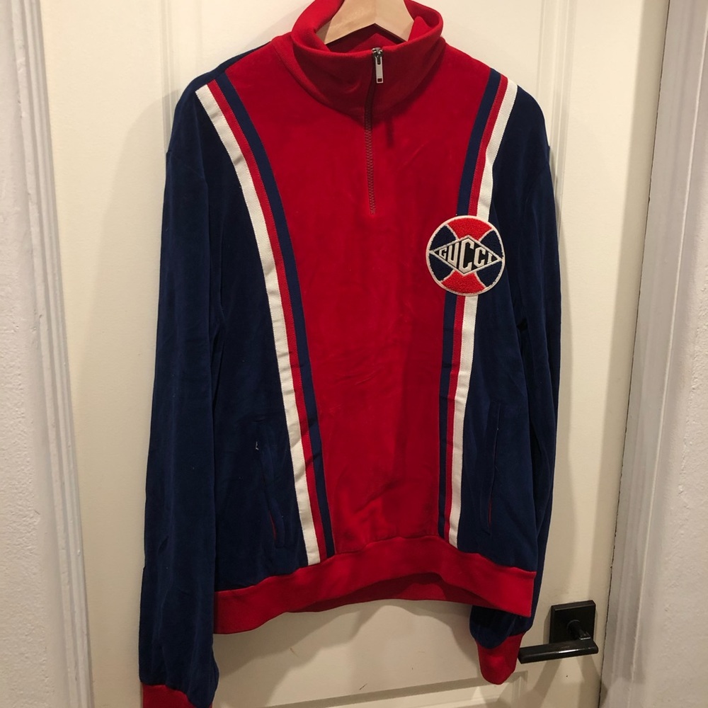 GUCCI sweatsuit track jacket and joggers